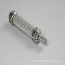 Câble d&#39;alimentation ACs fil de brin en acier revêtu d&#39;aluminium pour la ligne de transmission de longue portée